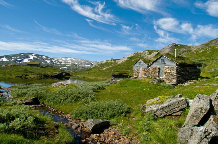Finn ei hytte ved Hardangervidda med NOVASOL
