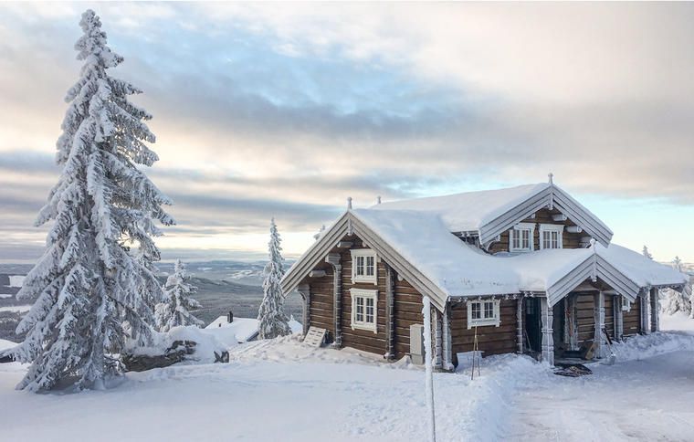 Leie hytte på fjellet i juleferien