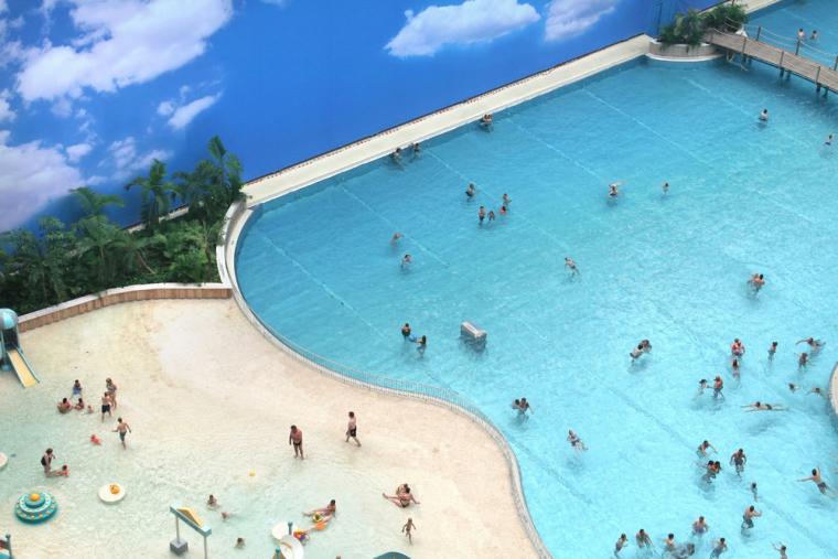Lei feriehus ved Tropical Islands