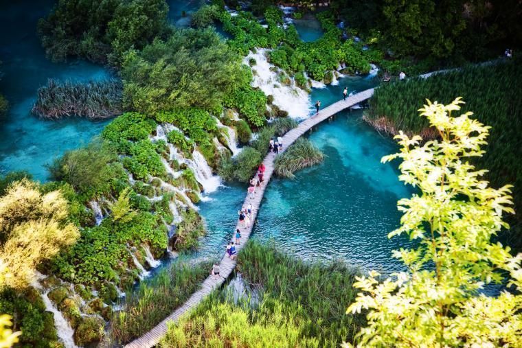 Plitvice nasjonalpark Kroatia