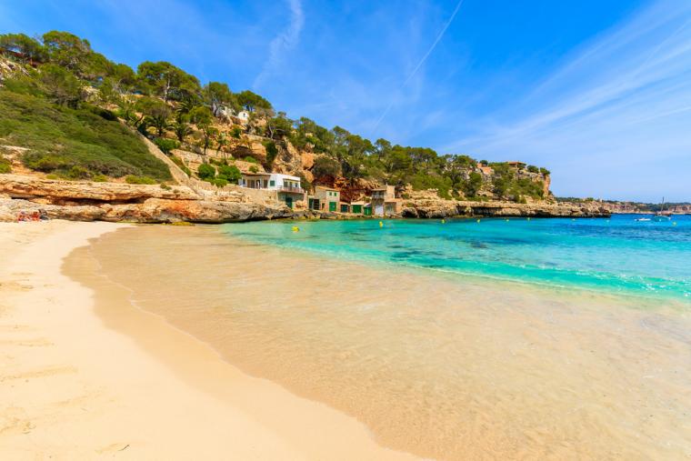 Feriehus ved flotte strender på Mallorca
