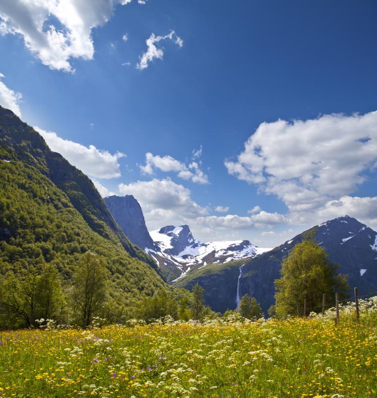 Lei hytte eller feriehus i Nordfjord og opplev Jostedalsbreen